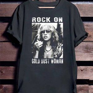 Stevie Nicks Rock on Gold Dust Shirt
